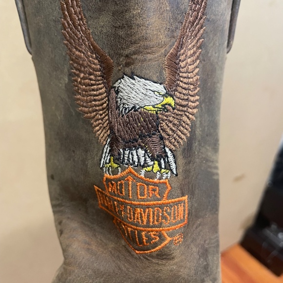 Harley Davidson Womens Brown Boots - Picture 5 of 10